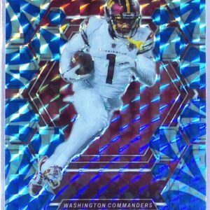 2023 Mosaic Jahan Dotson Reactive Blue Mosaic #245 Commanders