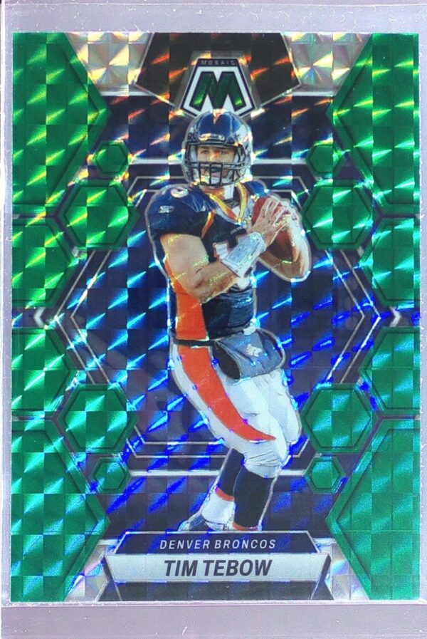 2023 Mosaic Tim Tebow Green Mosaic #71 Broncos