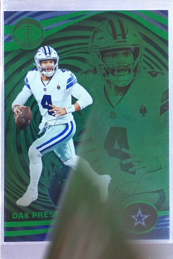 2023 Panini Illusions Dak Prescott Emerald Trophy Collection #27 Cowboys