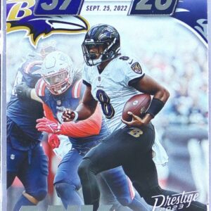 2023 Panini Prestige Lamar Jackson #AGS-3 Ravens Any Given Sunday