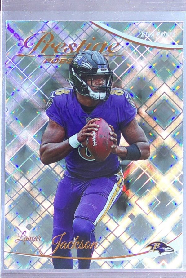 2023 Panini Prestige Lamar Jackson Xtra Points Diamond #24 Ravens