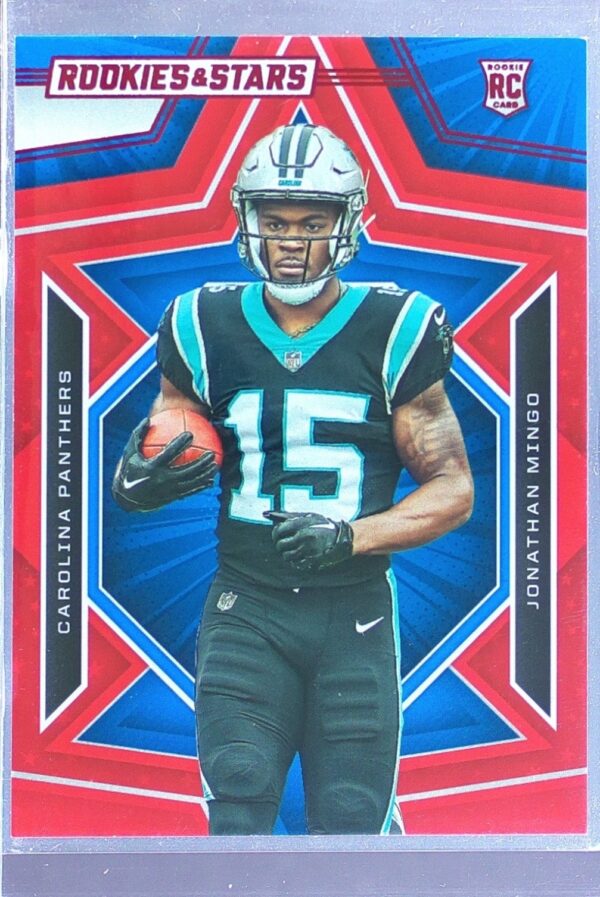 2023 Panini Rookies & Stars Jonathan Mingo Red RC #156 Panthers