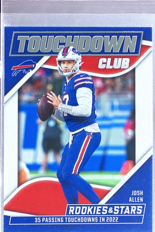 2023 Panini Rookies & Stars Josh Allen #TD-8 Bills Touchdown Club