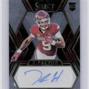 2023 Panini Select Draft Picks Jadon Haselwood Auto #XS-JHA Razorbacks X Factor