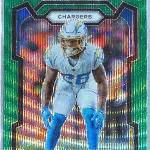 2023 Prizm Asante Samuel Jr. Green Wave #152 Chargers