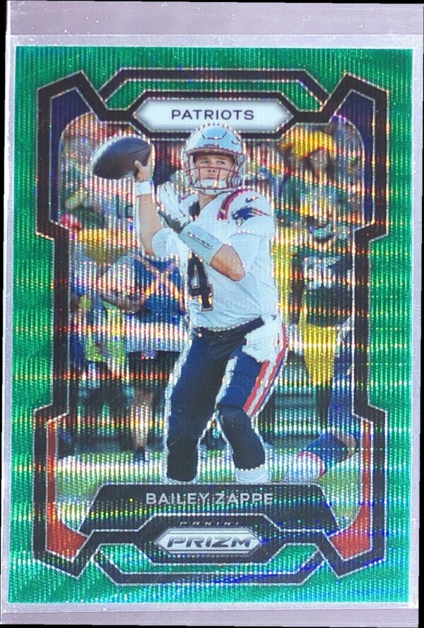 2023 Prizm Bailey Zappe Green Wave #200 Patriots