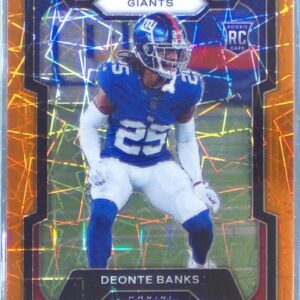 2023 Prizm Deonte Banks Lazer RC #376 Giants