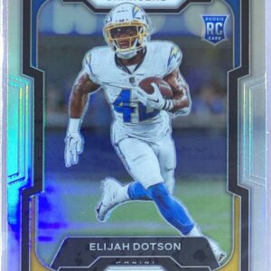 2023 Prizm Elijah Dotson Silver RC #352 Chargers