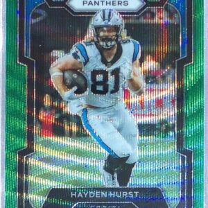 2023 Prizm Hayden Hurst Green Wave #42 Panthers