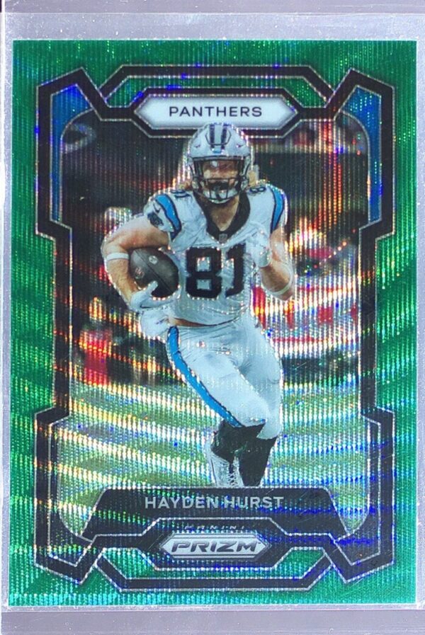 2023 Prizm Hayden Hurst Green Wave #42 Panthers