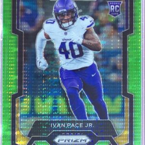2023 Prizm Ivan Pace Jr. Neon Green Pulsar RC #366 Vikings