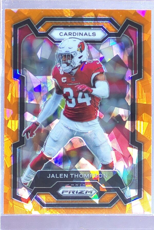 2023 Prizm Jalen Thompson Orange Ice #8 Cardinals