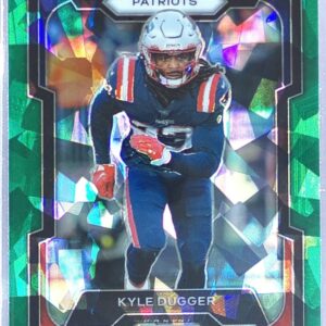 2023 Prizm Kyle Dugger Green Ice #205 Patriots