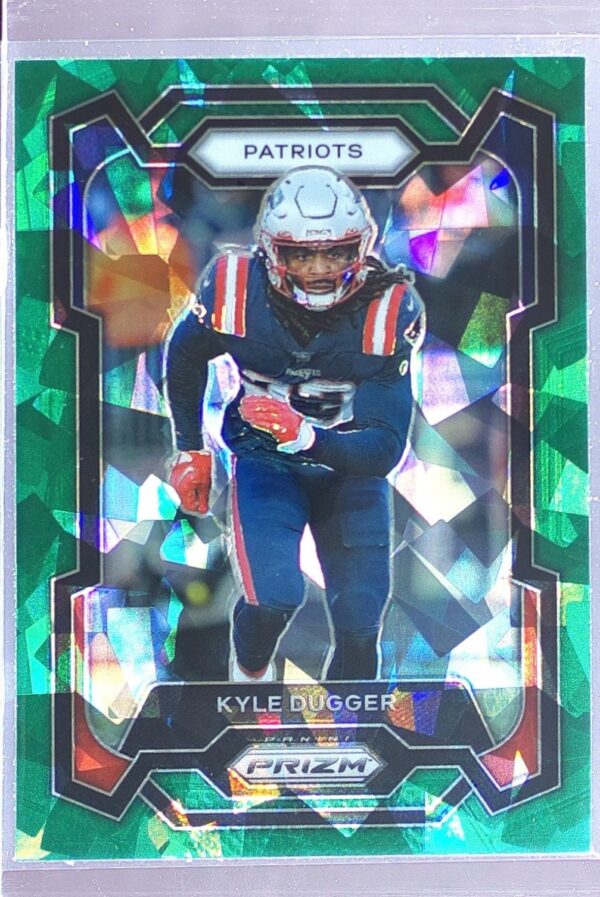 2023 Prizm Kyle Dugger Green Ice #205 Patriots