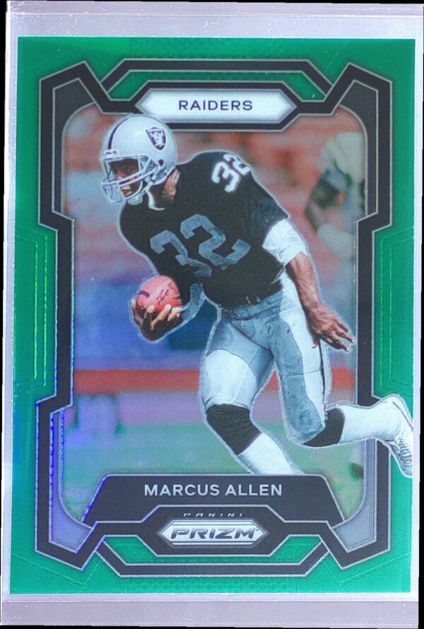 2023 Prizm Marcus Allen Green #179 Raiders