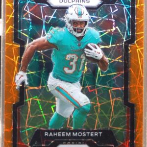 2023 Prizm Raheem Mostert Lazer #189 Dolphins