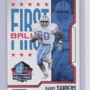 2023 Score Barry Sanders #9 Lions First Ballot Hall of Fame