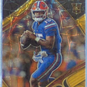 2023 Select Draft Picks Anthony Richardson Gold Lazer Prizm RC #104 Gators