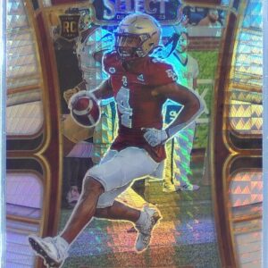 2023 Select Draft Picks Zay Flowers Hyper Prizm #17 Eagles