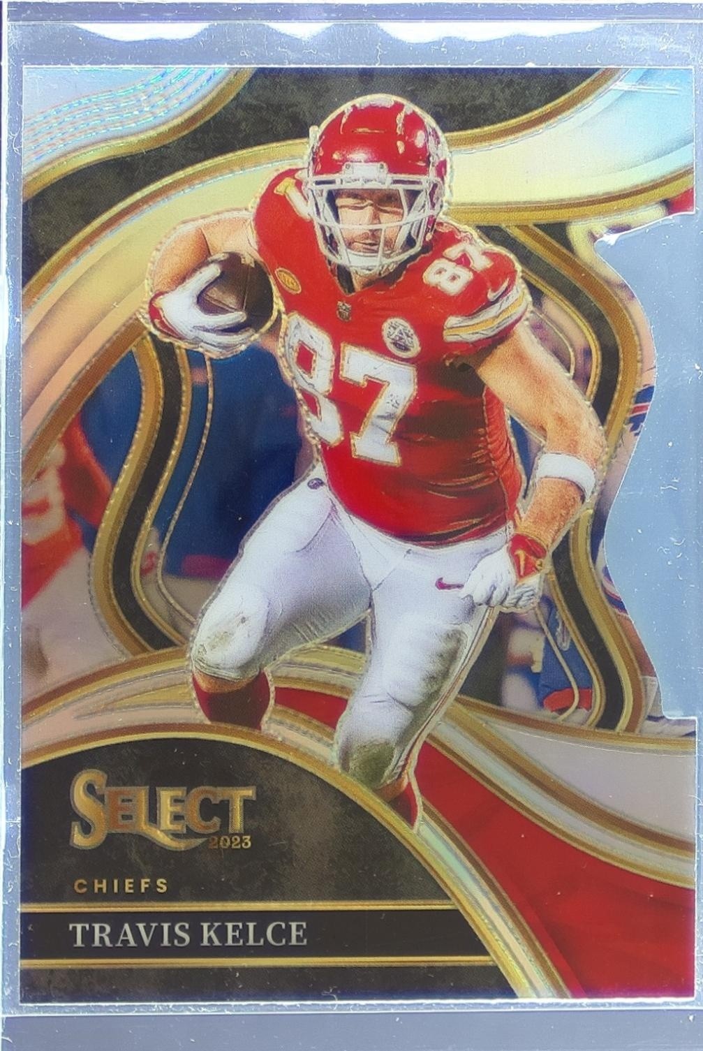 2023 Select Travis Kelce Silver Prizms Die Cuts #215 Chiefs