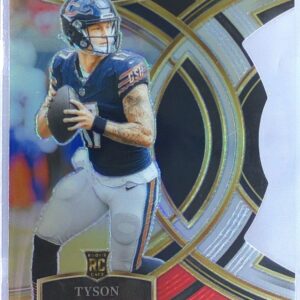 2023 Select Tyson Bagent Black and Red Prizms Die Cuts RC #123 Bears