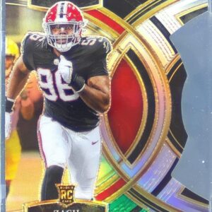 2023 Select Zach Harrison Black and Green Prizms Die Cuts RC #120 Falcons