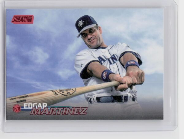 2023 Stadium Club Edgar Martinez Red Foil #76 Mariners