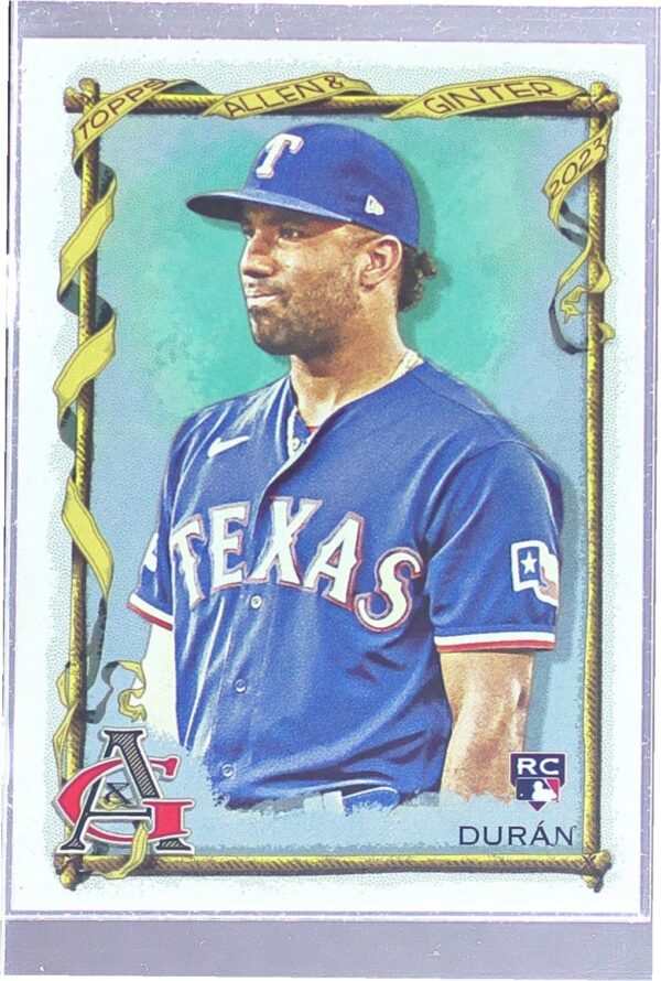 2023 Topps Allen & Ginter Ezequiel Duran RC #105 Rangers