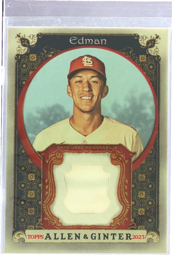 2023 Topps Allen & Ginter Tommy Edman JSY #AGRB-TE Cardinals Allen & Ginter Full