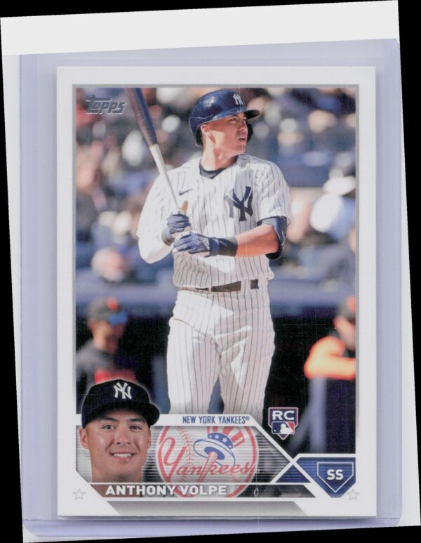 2023 Topps Anthony Volpe #460 Yankees Factory Set Bonus: Rookie Variations