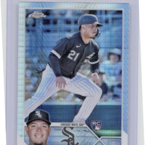 2023 Topps Chrome Carlos Perez Prism Refractor #133 Sox