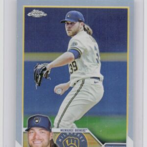 2023 Topps Chrome Corbin Burnes Refractor #214 Brewers