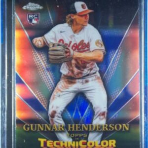 2023 Topps Chrome Gunnar Henderson #TT-19 Orioles Topps in Technicolor