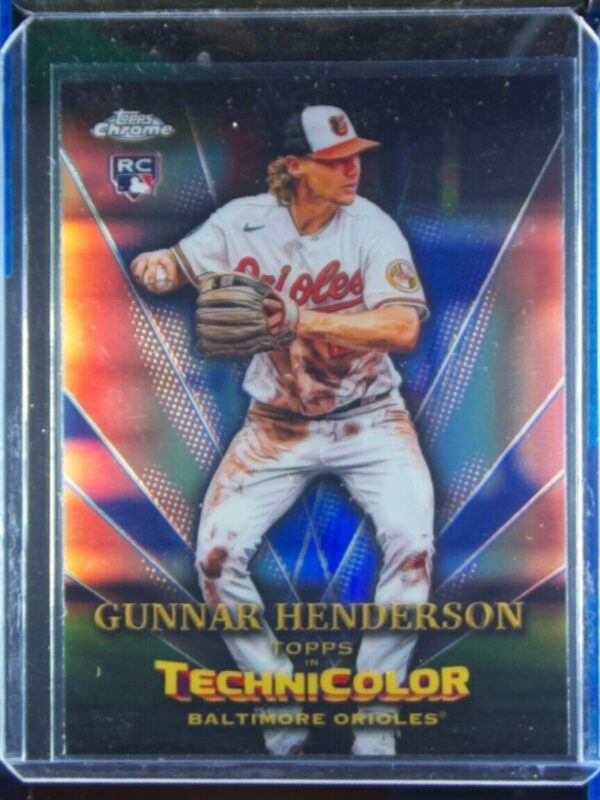 2023 Topps Chrome Gunnar Henderson #TT-19 Orioles Topps in Technicolor