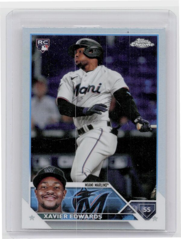2023 Topps Chrome Update Xavier Edwards Refractor #USC211 Marlins