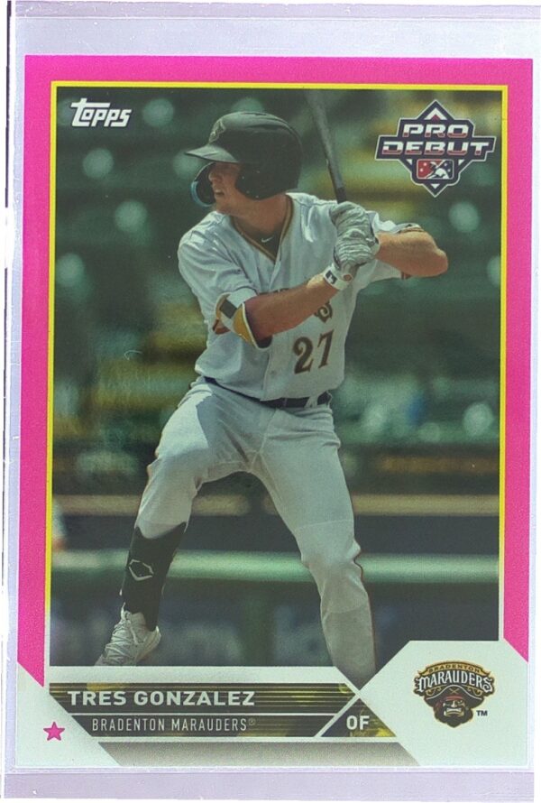 2023 Topps Pro Debut Tres Gonzalez Fuchsia /199 #PD-191 Marauders