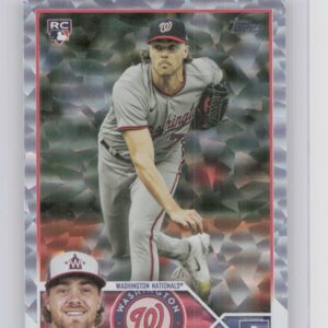 2023 Topps Update Jake Irvin Silver Pattern Foilboard #US224 Nationals