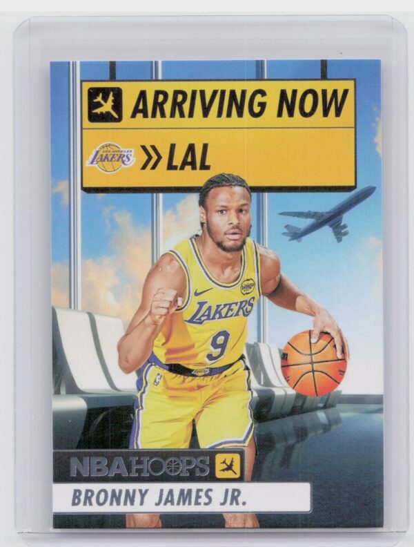 2024-25 Hoops Bronny James Jr. #12 Lakers Arriving Now