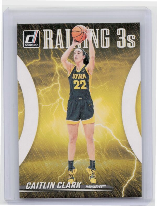 2024-25 Panini Caitlin Clark Collection #R2 Hawkeyes Raining 3s