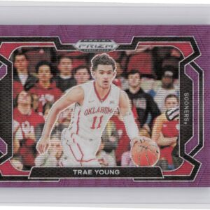 2024-25 Panini Prizm Draft Picks Trae Young Prizms Purple Wave #49 Sooners