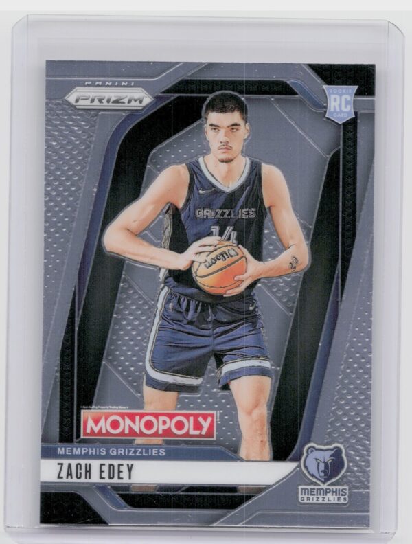 2024-25 Panini Prizm Monopoly Zach Edey RC 24 Grizzlies