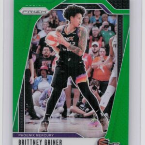 2024-25 Panini Prizm WNBA Brittney Griner Green Prizms #113 Mercury