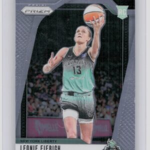 2024-25 Panini Prizm WNBA Leonie Fiebich RC 30 Liberty