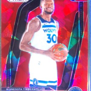2024-25 Prizm Julius Randle Prizms Red Ice #57 Timberwolves