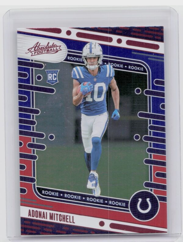 2024 Absolute Adonai Mitchell Red and Blue RC 151 Colts