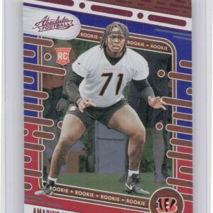 2024 Absolute Amarius Mims Red and Blue RC 118 Bengals
