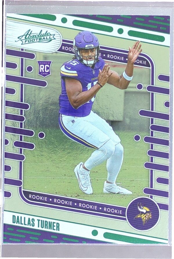 2024 Absolute Dallas Turner Green RC 117 Vikings