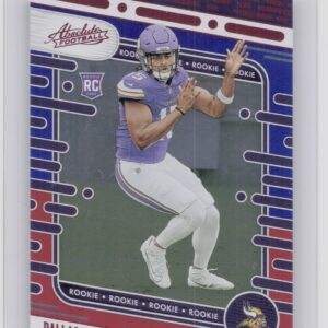 2024 Absolute Dallas Turner Red and Blue RC 117 Vikings