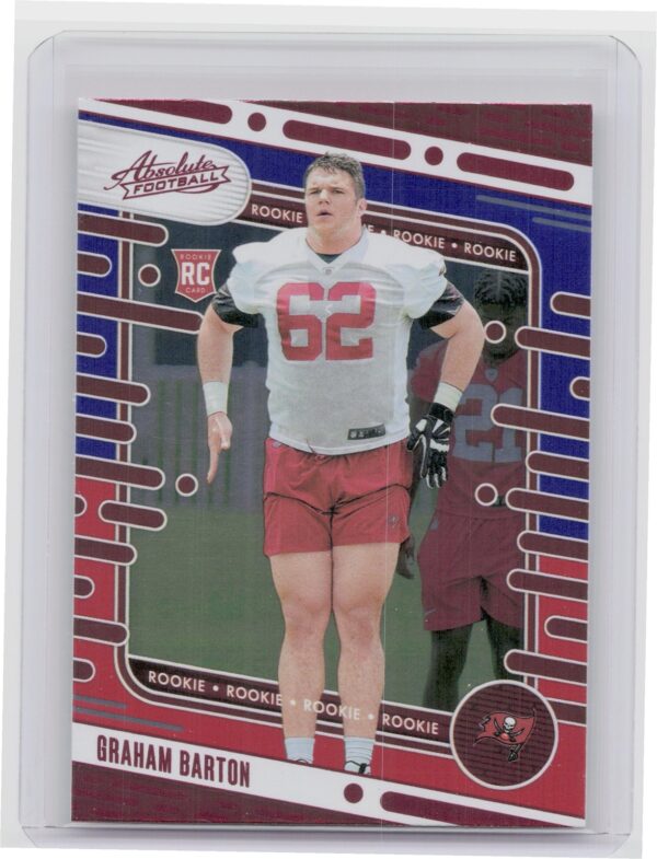 2024 Absolute Graham Barton Red and Blue RC #126 Buccaneers