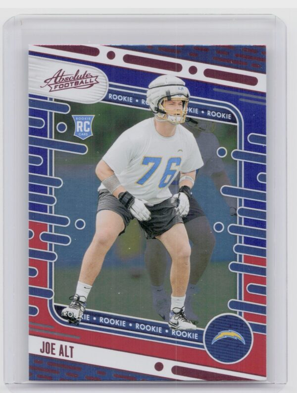 2024 Absolute Joe Alt Red and Blue RC #105 Chargers